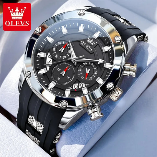Montre-Bracelet À Quartz Multifonction pour Hommes 4782