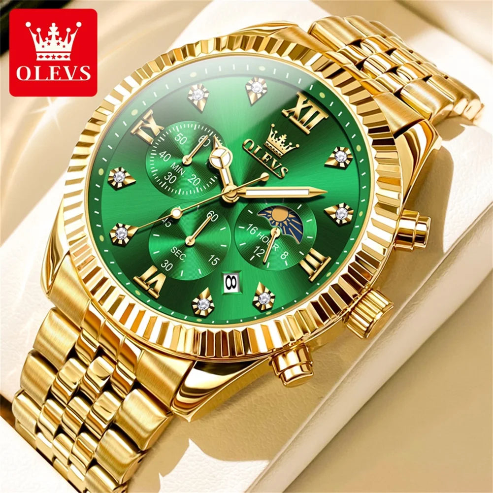 Montre à Quartz en acier inoxydable pour Homme 9780