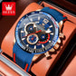 Montre à Quartz avec Bracelet en Caoutchouc pour Homme