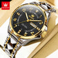 Montre classique en acier inoxydable pour hommes