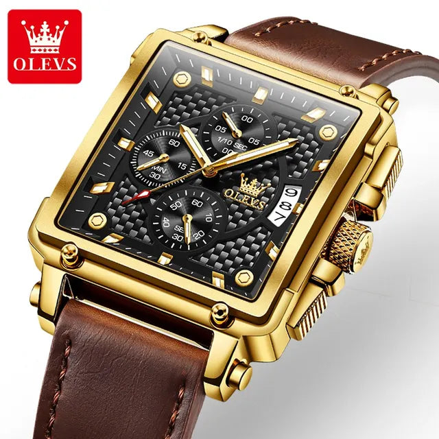Montre de luxe à chronographe pour hommes