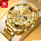 Montre royale en acier inoxydable pour hommes