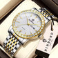 Montre Classique Premium avec Bracelet en Acier Inoxydable pour Hommes