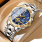 Montre Royale Intemporelle avec Bracelet en Acier Inoxydable pour Hommes