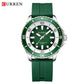 Montre Moderne Élégante et Résistante avec Bracelet en Silicone Souple pour Hommes