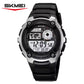 Montre Multifonction Moderne avec bracelet en silicone souple pour Hommes