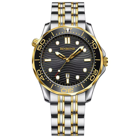 Montre Luxueuse Élégante avec Bracelet en Acier Inoxydable pour Hommes