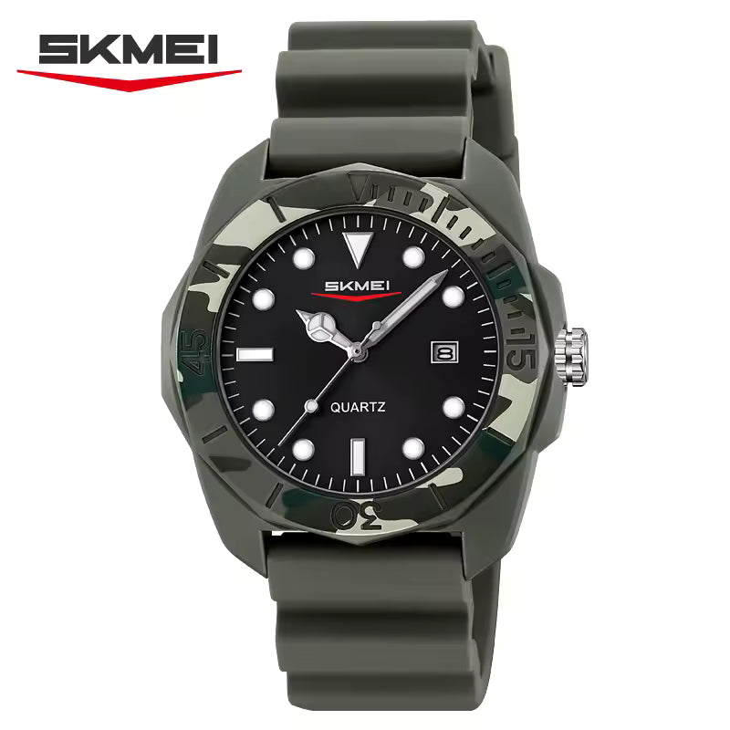 Montre militaire robuste avec Bracelet en Silicone Confortable pour Hommes