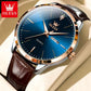 Montre de luxe en cuir pour homme