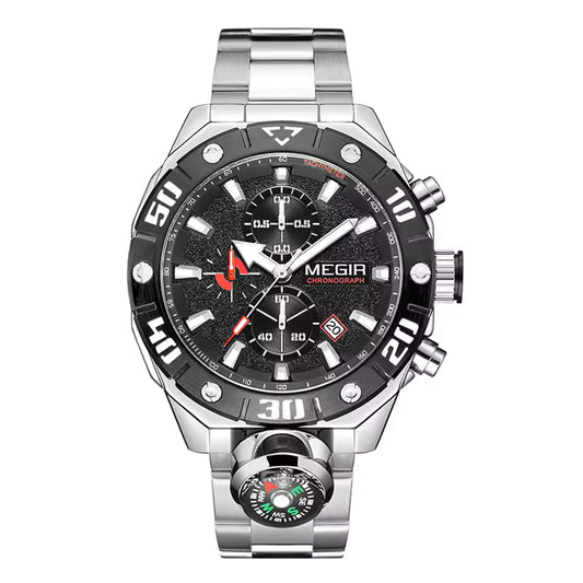 Montre Exceptionnelle Moderne avec Bracelet en acier Inoxydable pour Hommes