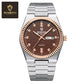 Montre Royale Stylée avec bracelet en acier inoxydable