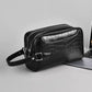 Sac à Main Élégant en Cuir Véritable avec Grand Espace de Rangement pour Hommes