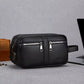 Sac Pratique et Fonctionnel en Cuir Véritable avec Plusieurs Poches pour Hommes