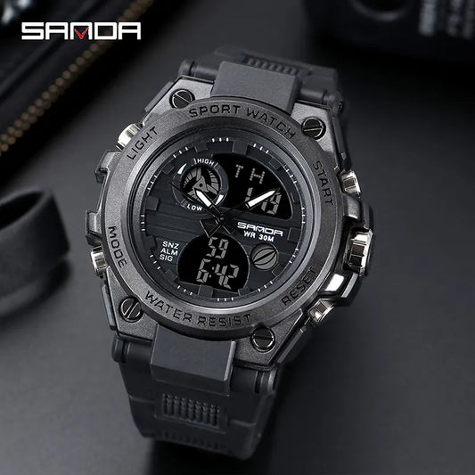 Montre de sport étanche haut de gamme pour hommes