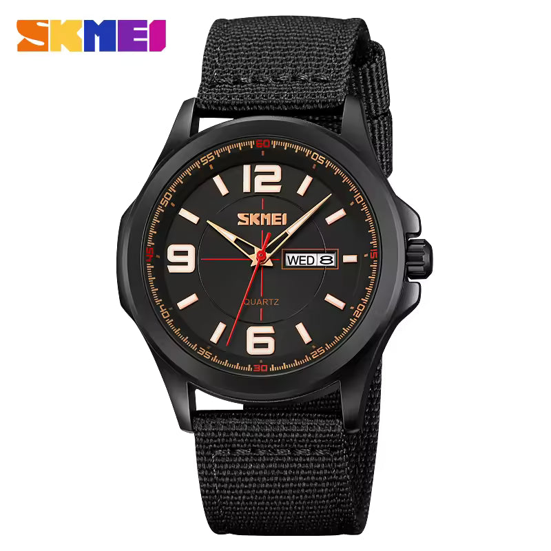 Montre Sportive Élégante et Résistante avec Bracelet en Nylon Confortable pour Hommes