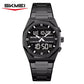 Montre Numérique Pratique et Robuste avec Bracelet en Acier Noir pour Hommes