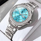 Montre de luxe à quartz étanche pour femme 7935