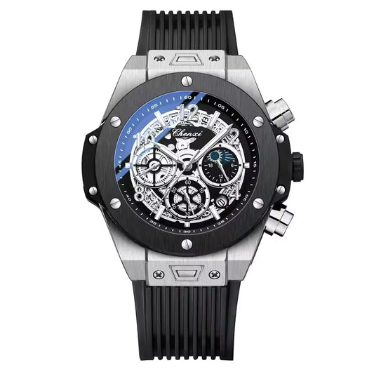 Montre Militaire Robuste avec Bracelet en Silicone Résistant pour Hommes