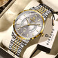 Montre Luxueuse avec Bracelet en Acier Inoxydable pour Hommes