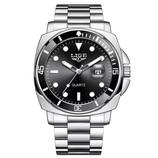 Montre Élégante en Acier Inoxydable pour l'Homme Moderne