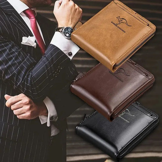 Portefeuille antivol RFID pour hommes