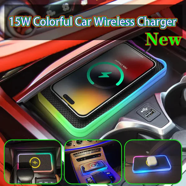 Chargeur de voiture sans fil rapide 15W