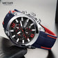 Montre Élégante avec Bracelet en Silicone Souple pour Hommes