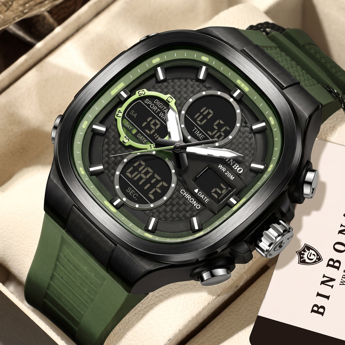 Montre Homme Élégante et Confortable
