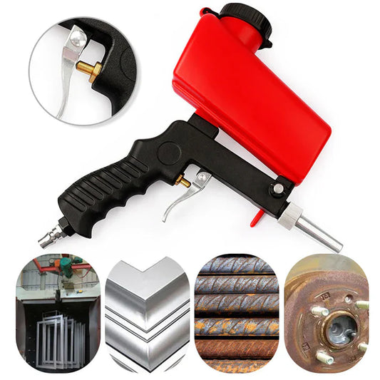Pistolet de sablage pneumatique portable à main