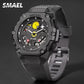 Montre Multifonctionnelle avec Éclairage LED et Bracelet en TPU pour Hommes